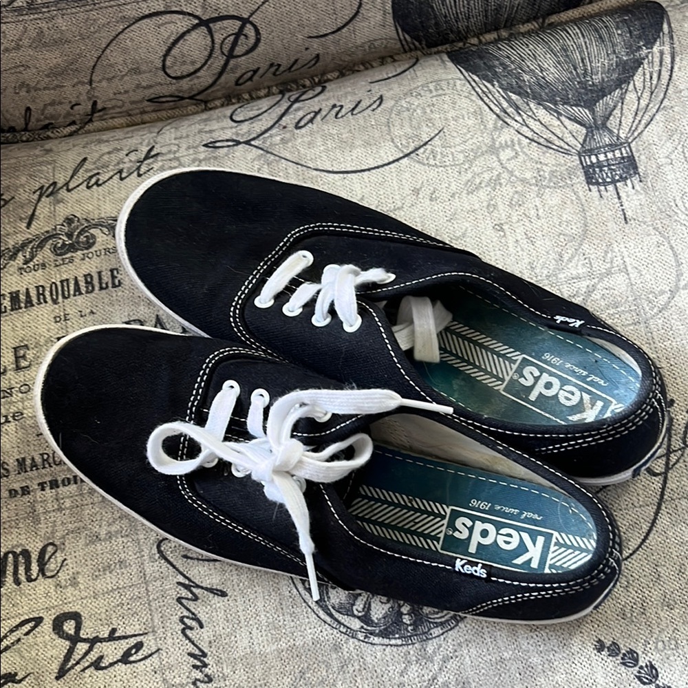 Keds women’s dark navy new Canvas Sneakers
